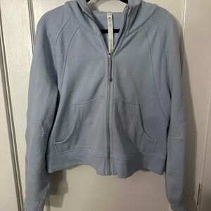 Light Blue Lululemon Scuba Oversized Full-Zip Hoodie